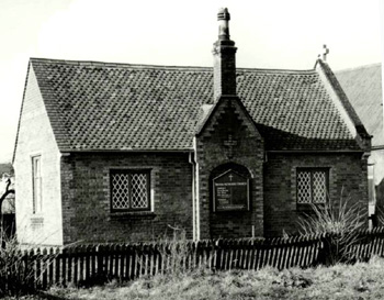 Broom Methodist Church 1977 close-up